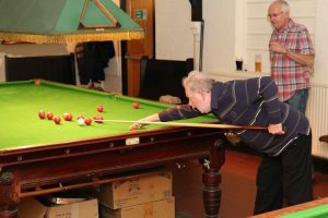 Snooker at the Village Hall